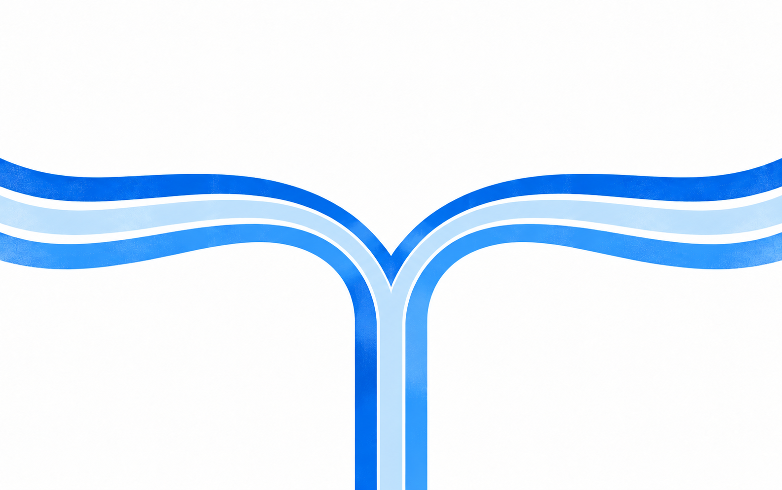 Two blue EHR data streams meet at Futurum AI and continue as one shared stream.